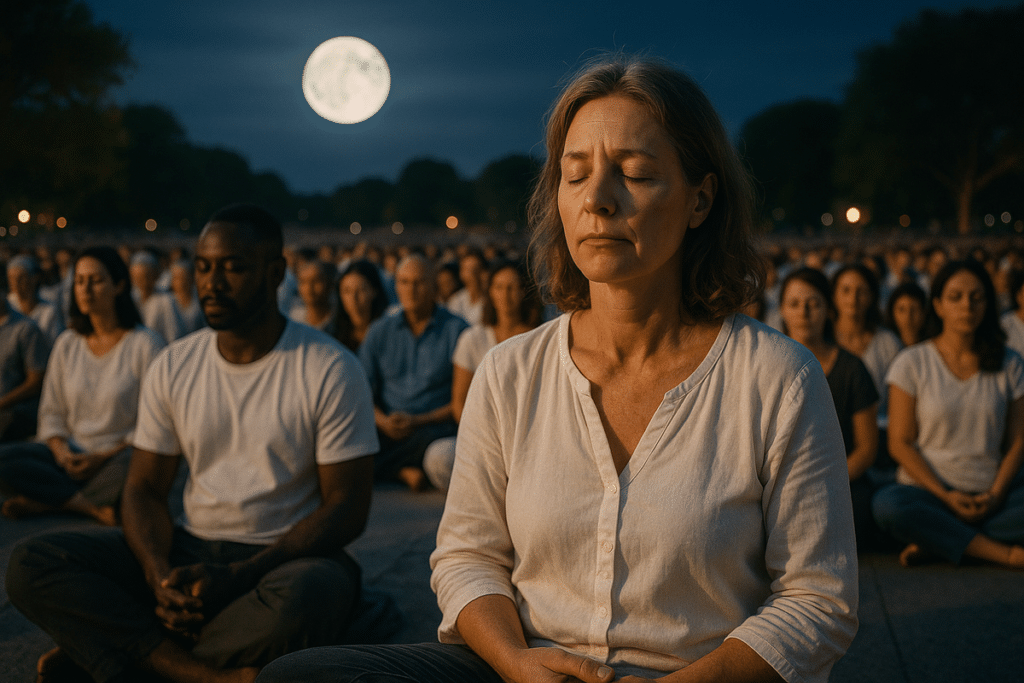Pourquoi des milliers de croyants se rassembleront pour méditer lors de la prochaine pleine lune